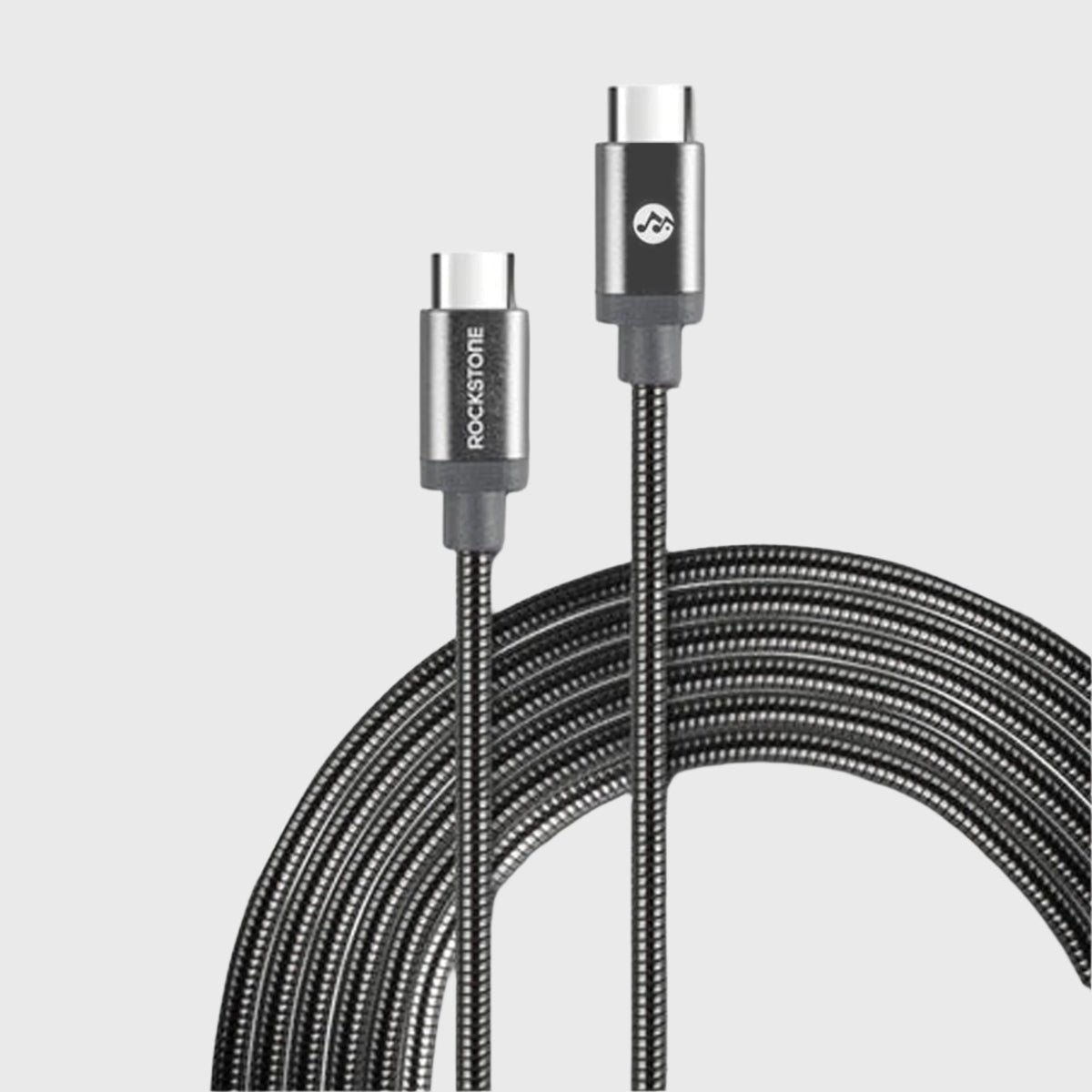 Pet Proof Metal Braided Type C to Type C Cable – 2 Meter