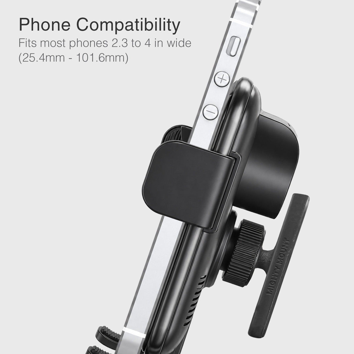 Auto Grip Wireless Charger AMPS Plate Phone Mount