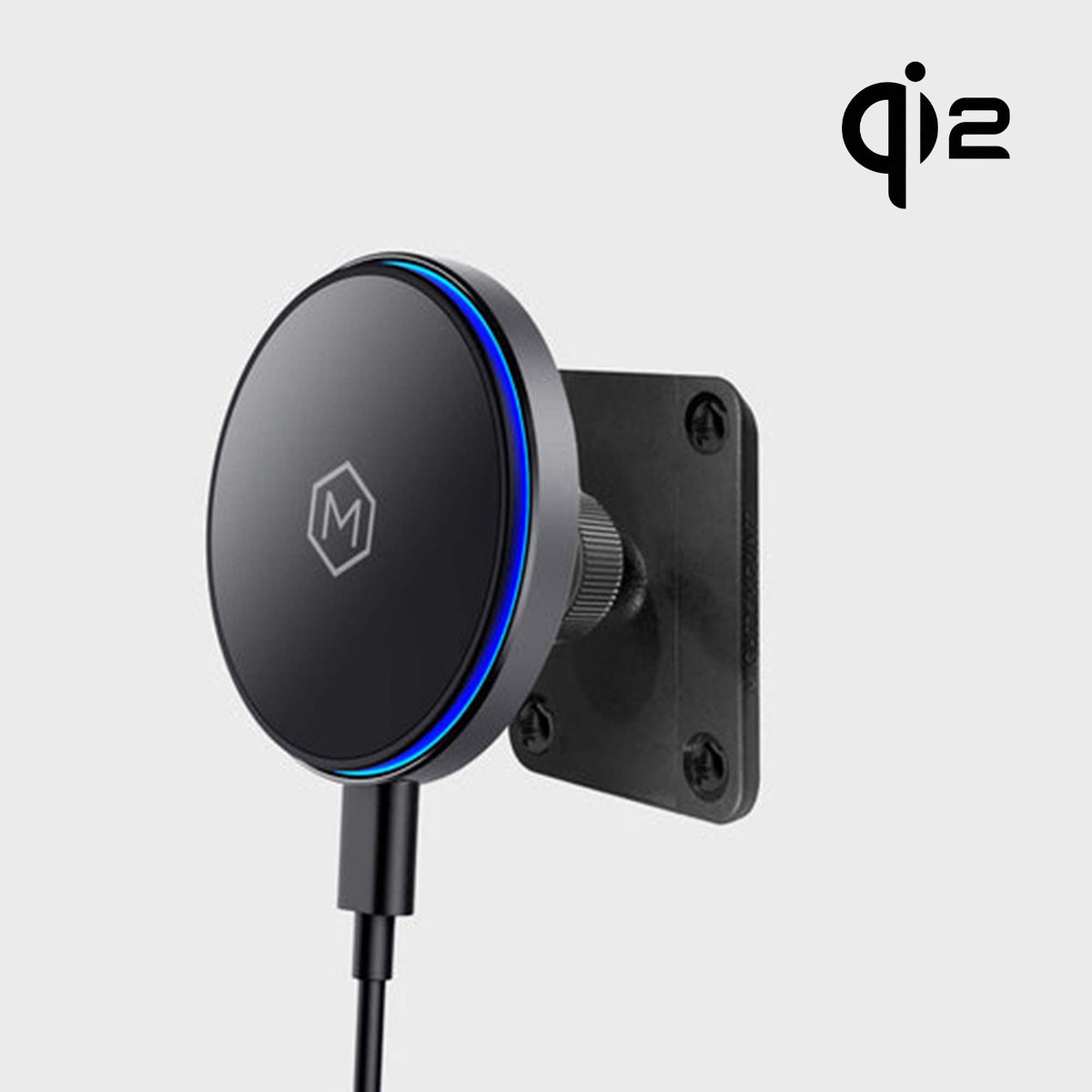 MagSwitch Qi2 Wireless AMPS Plate Phone Mount