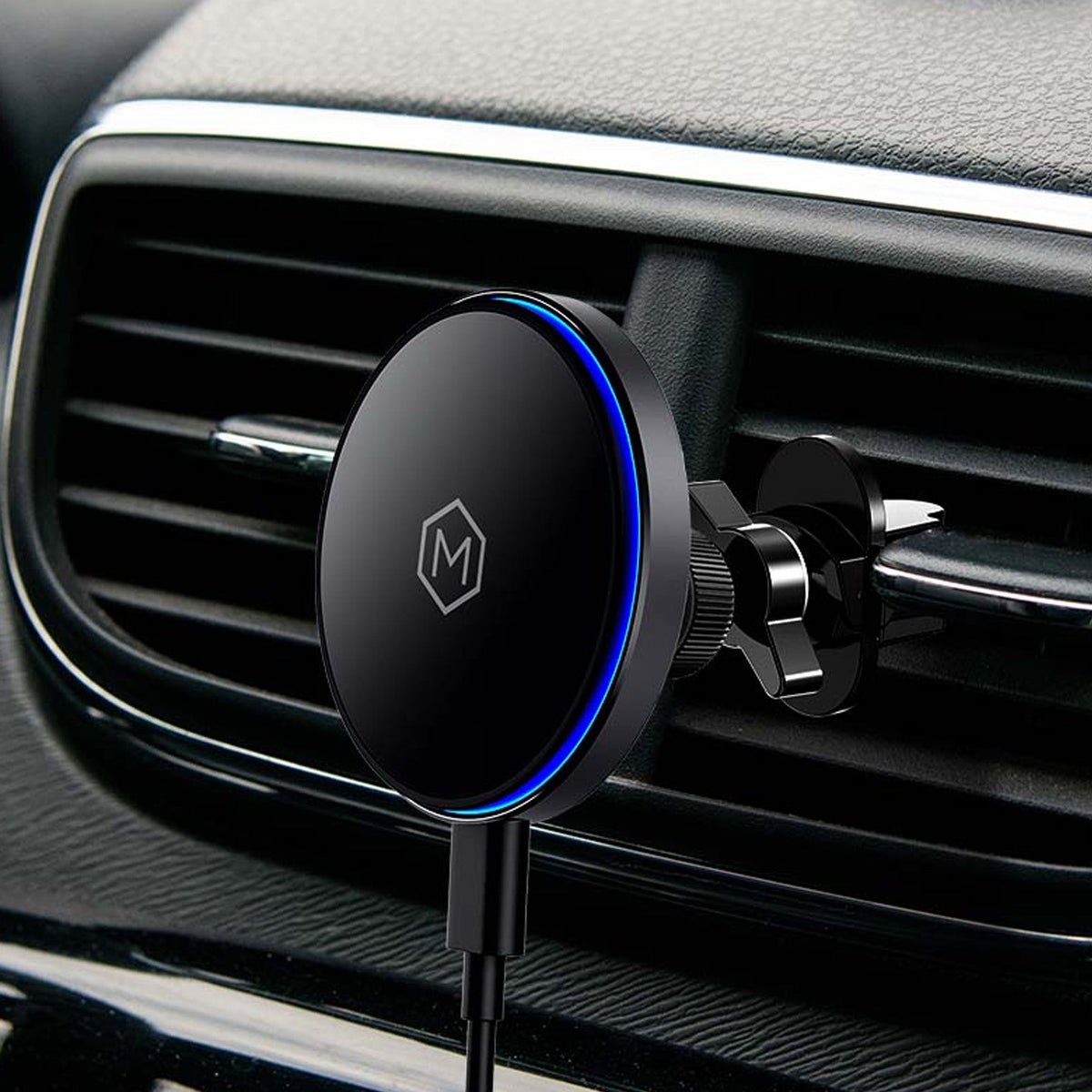 Mag Switch Qi2 Wireless Charger Air Vent Phone Mount