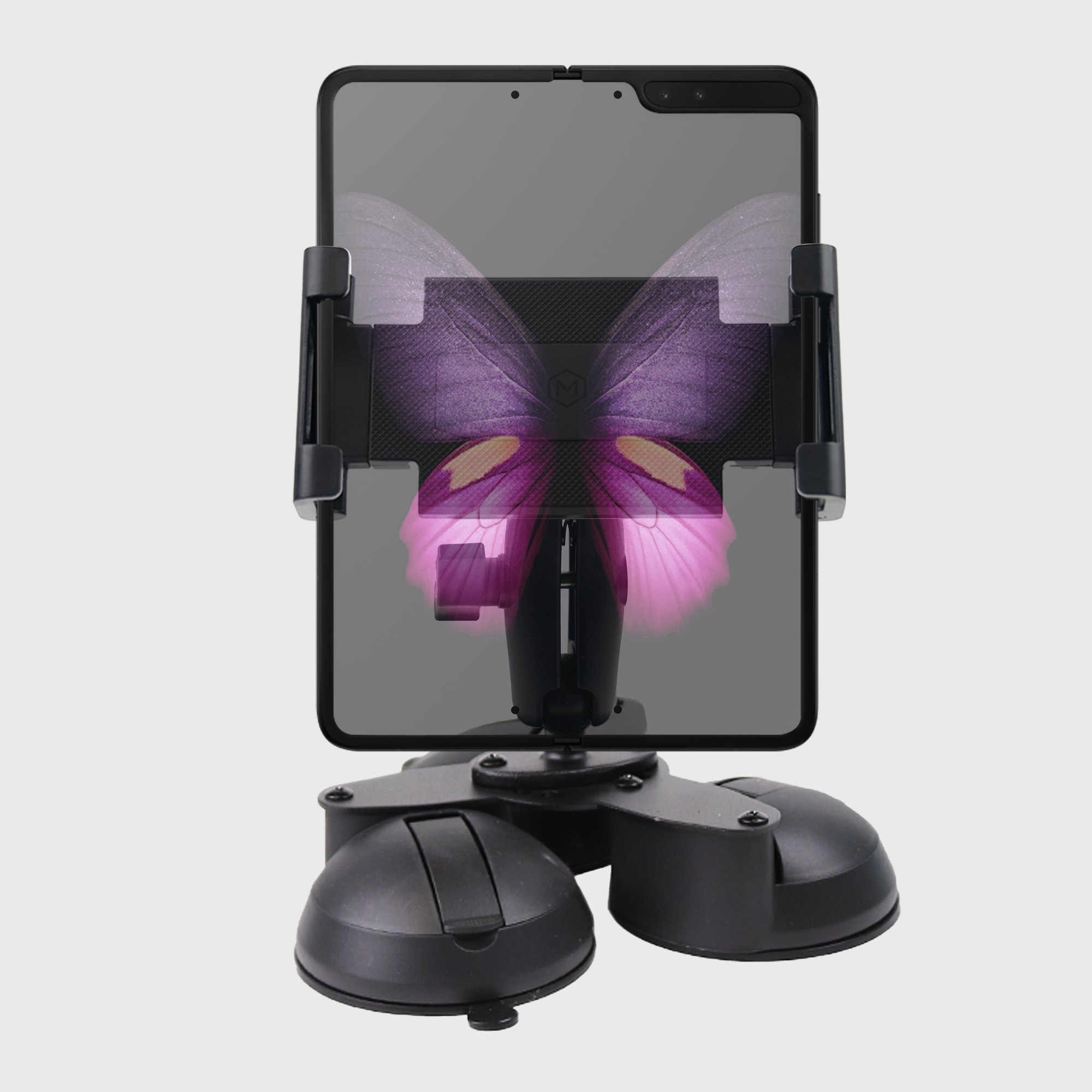 Heavy Duty Triple Suction Cup Mount – Samsung Galaxy Z Fold Industrial Holder