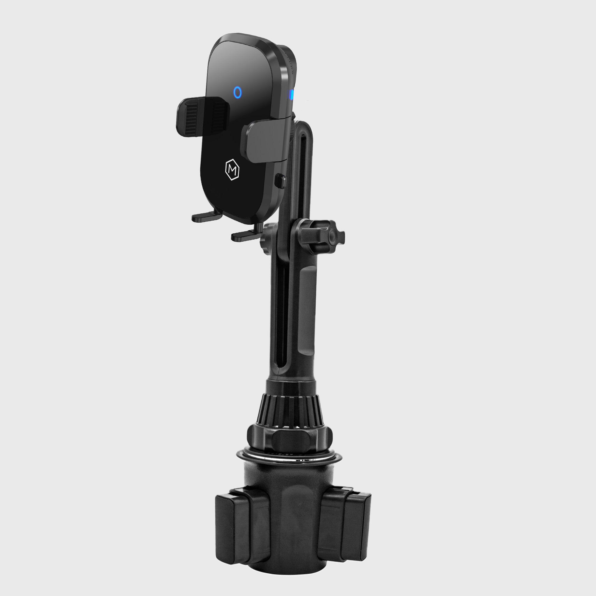 Auto Scan Fast Wireless Car Charger Cup Holder Phone Mount