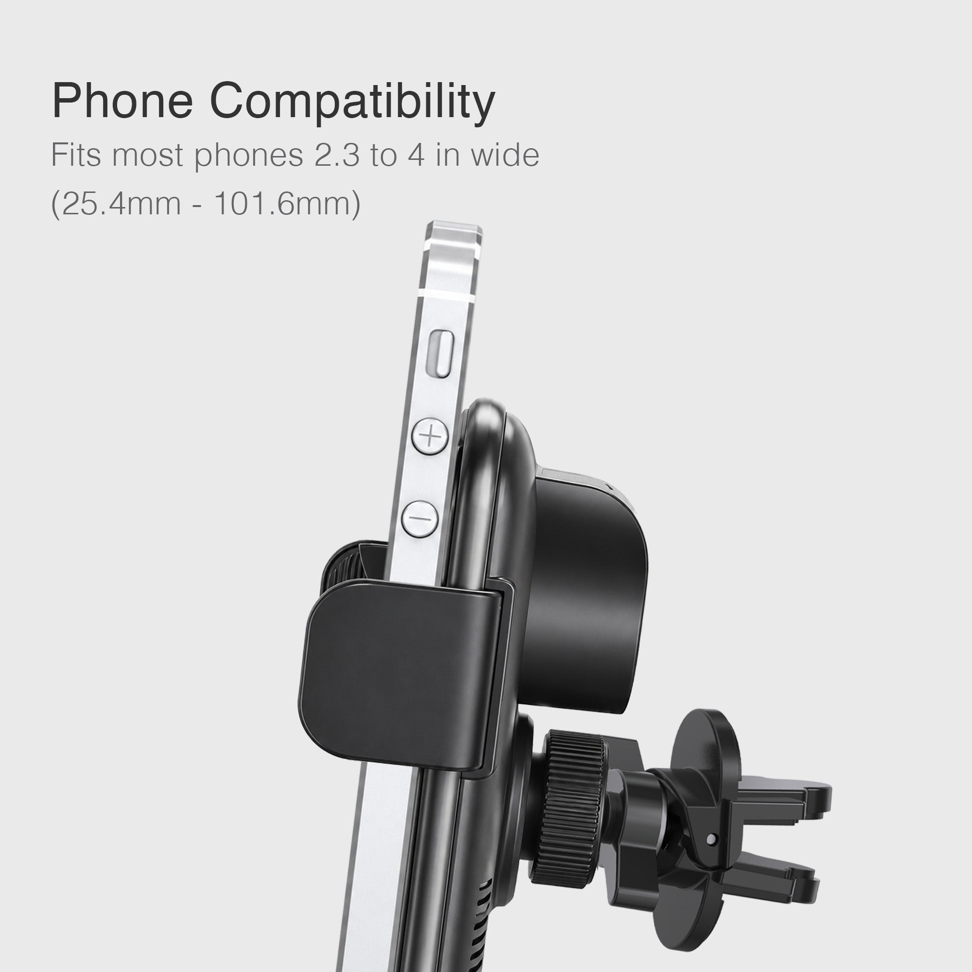 Auto Grip Wireless Charger Air Vent Phone Mount