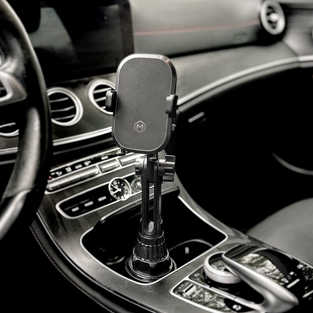 Auto Scan Fast Wireless Car Charger Cup Holder Phone Mount