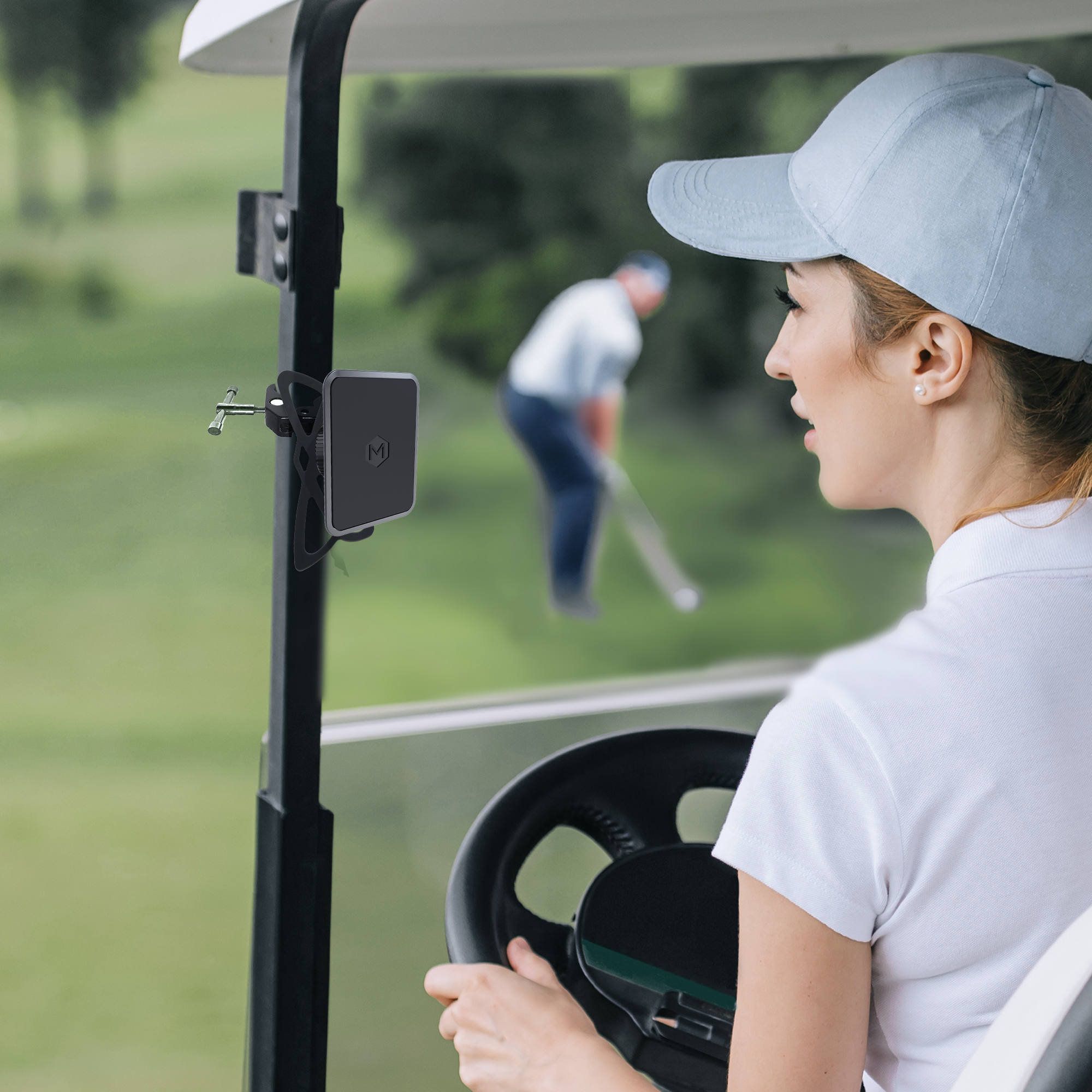 Simpl Touch Handlebar Golf Cart Phone Mount