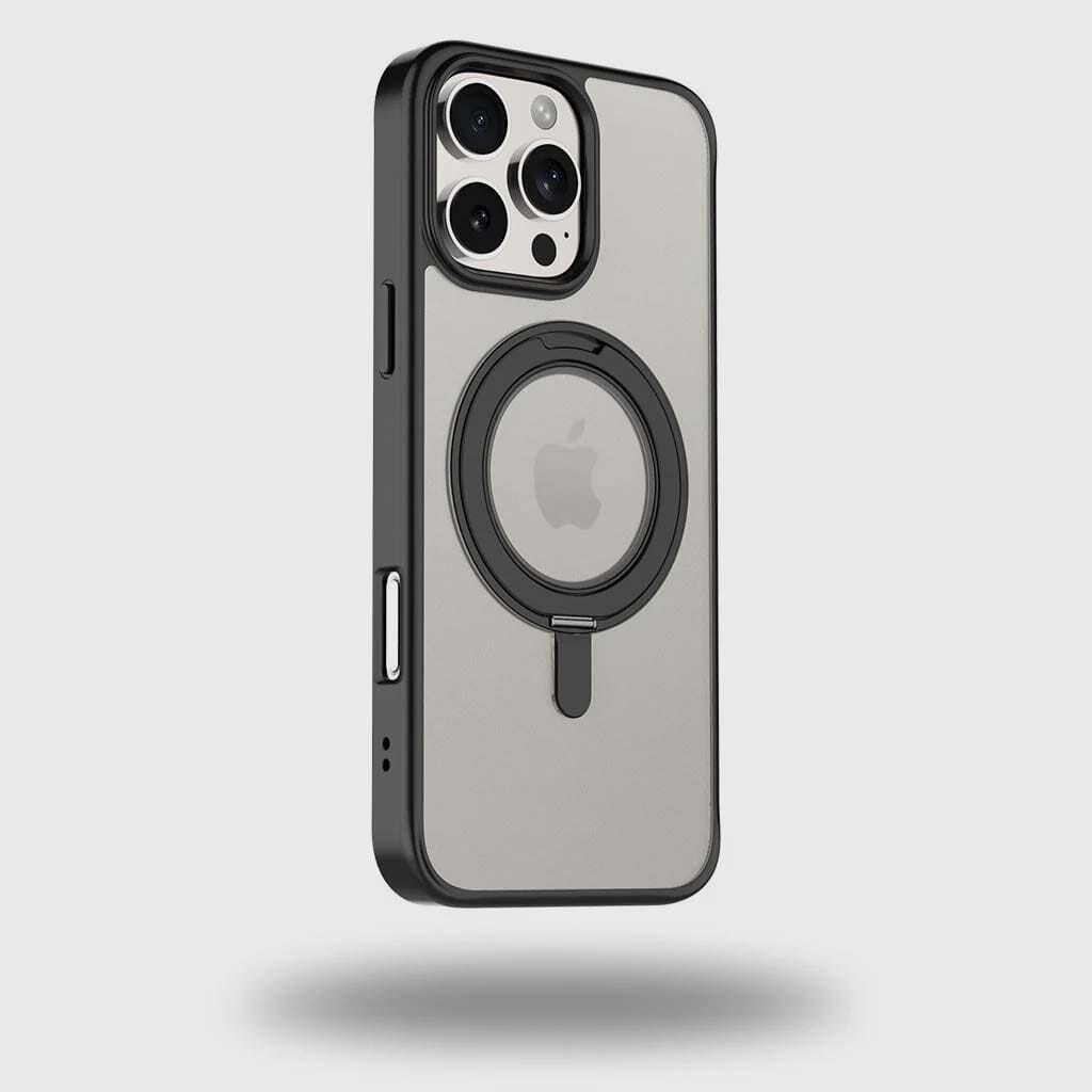 iPhone 16 Pro Max Frost Case with 360° MagSafe Kickstand – Drop Protection Slim Cover