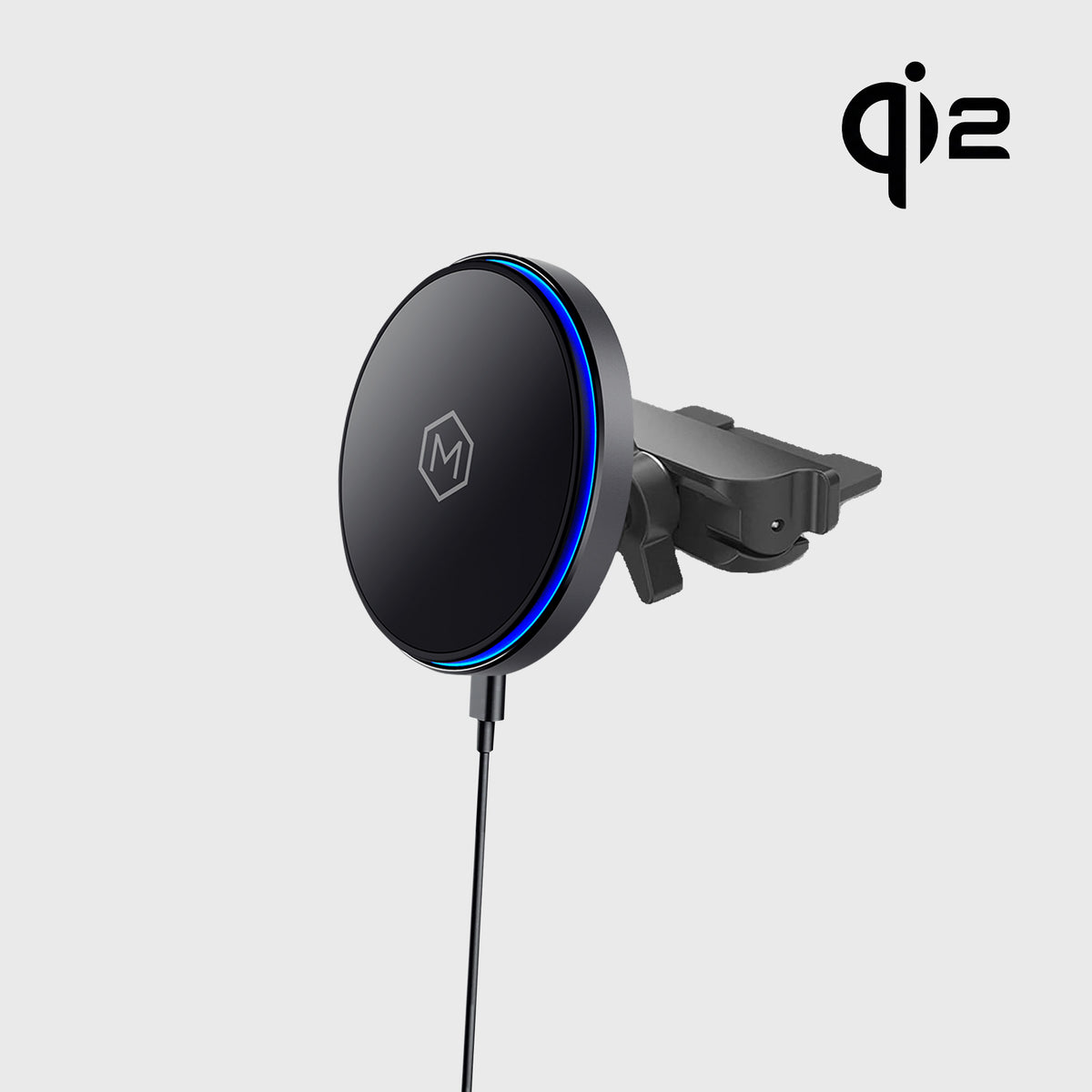 MagSwitch Qi2 Wireless Charger CD Slot Phone Mount