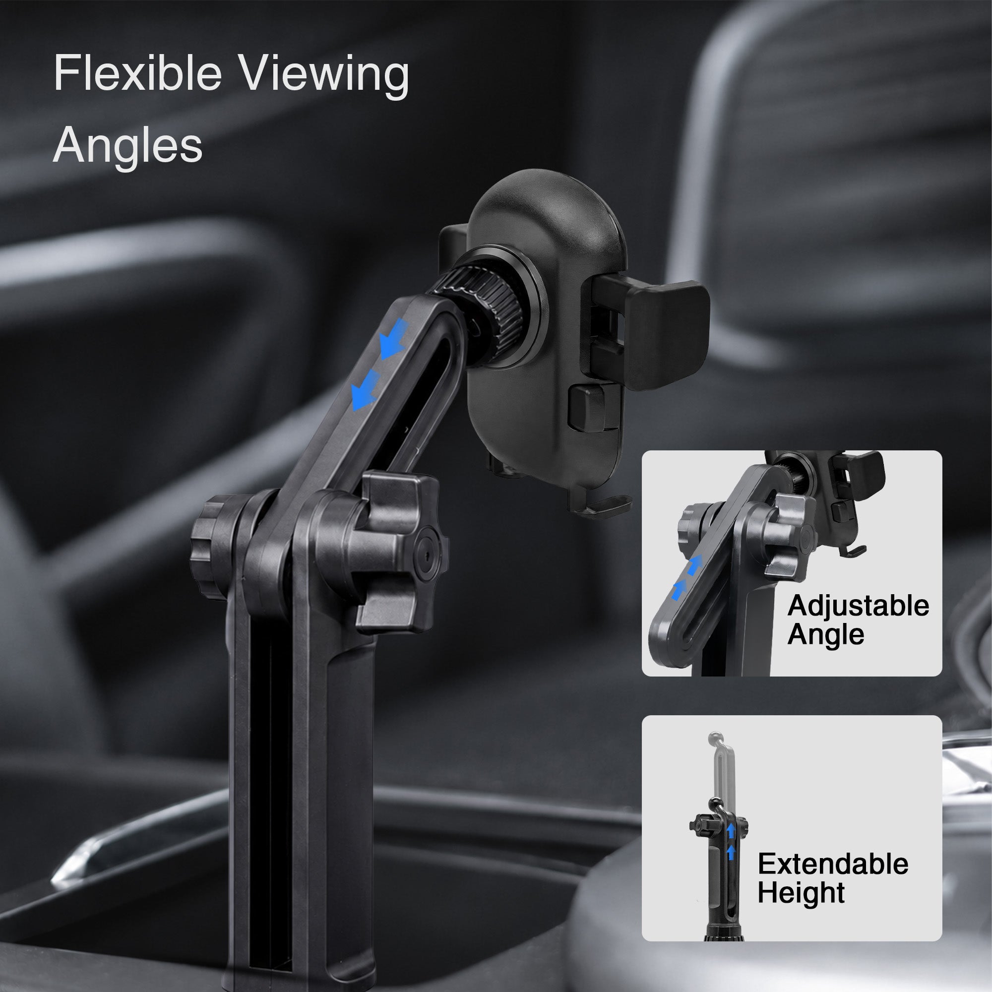 Grip Cradle Cup Holder Phone Mount