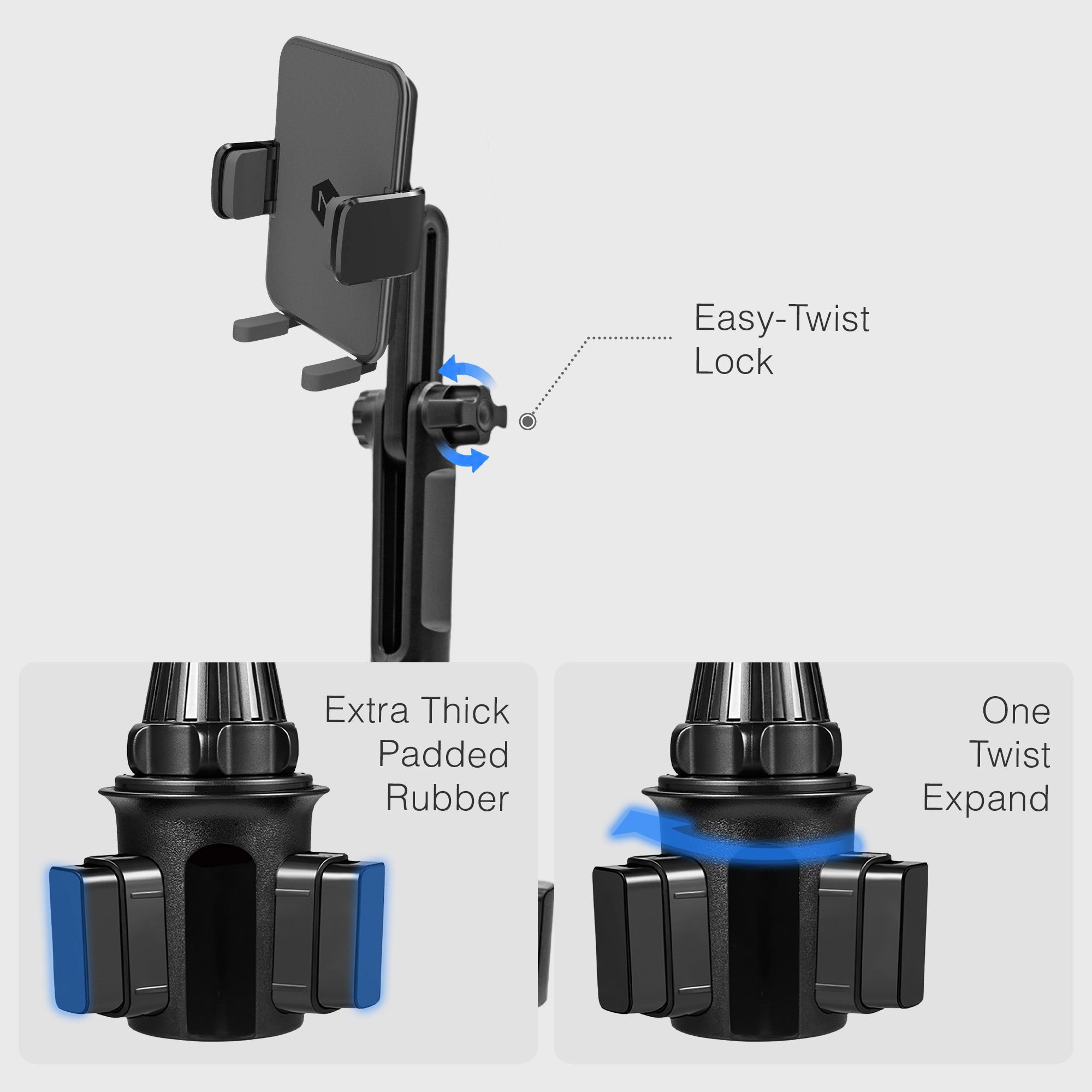 Simpl Cradle Cup Holder Phone Mount