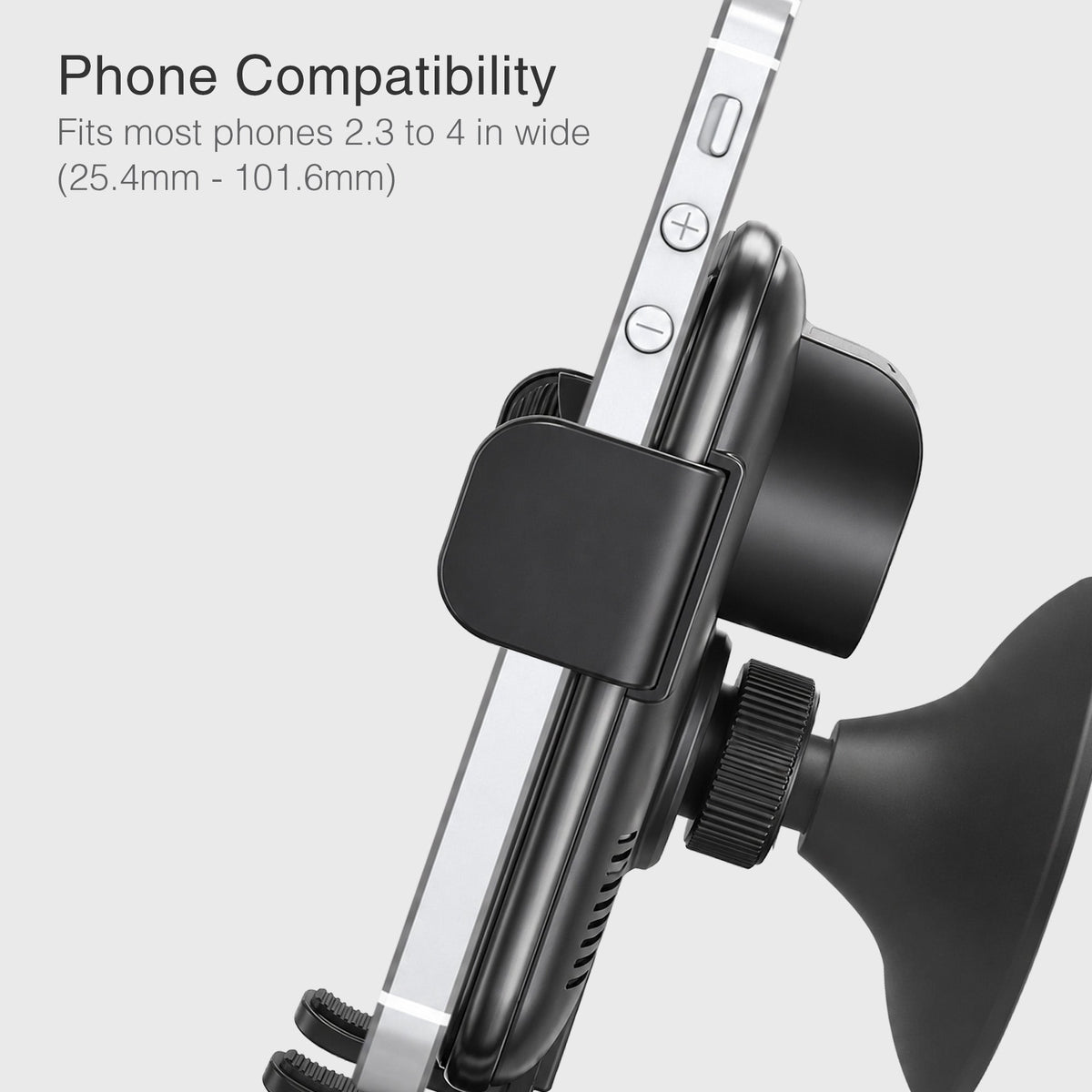 Auto Grip Wireless Charger Dash Phone Mount
