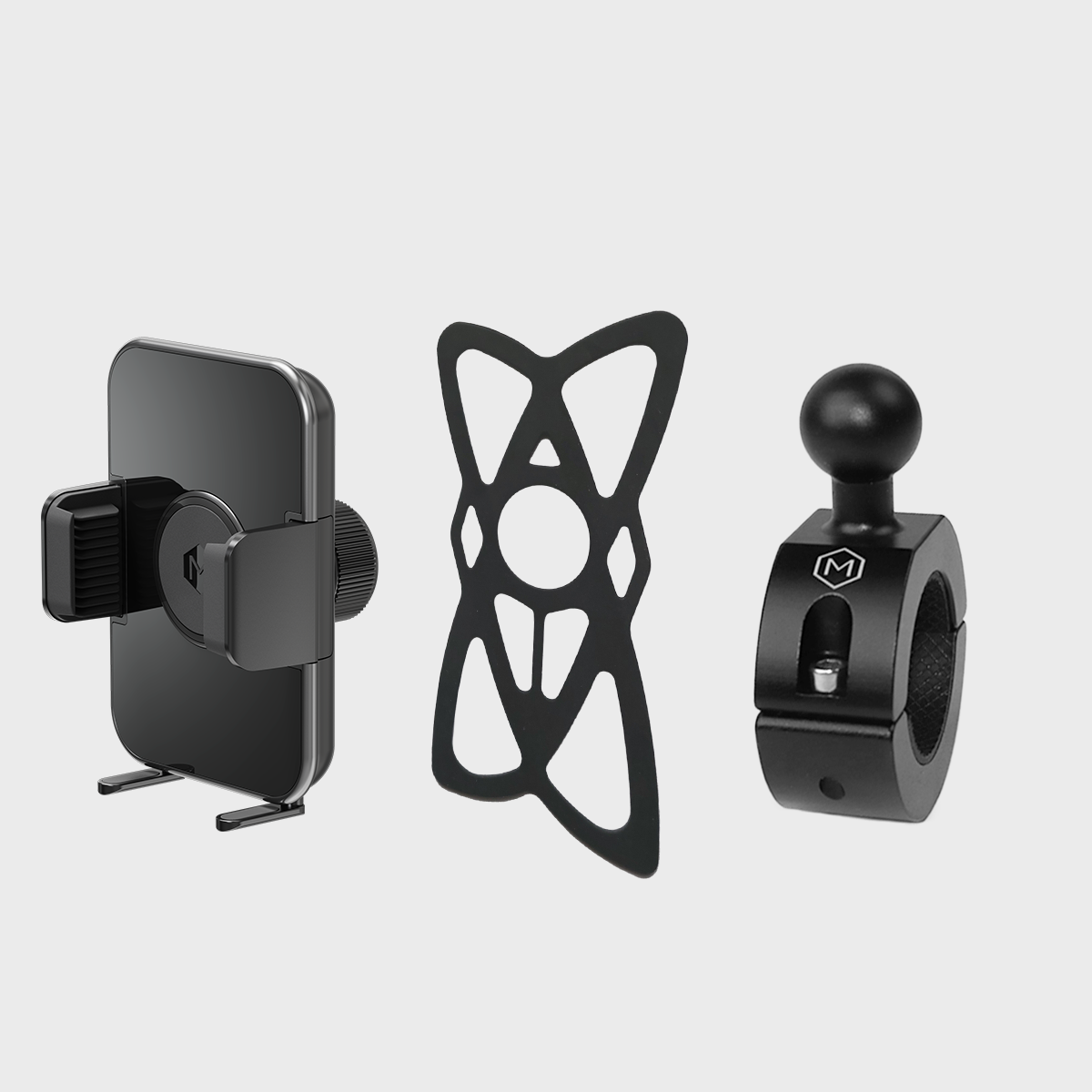 One Touch Handlebar Bike Phone Mount for iPhone & Android