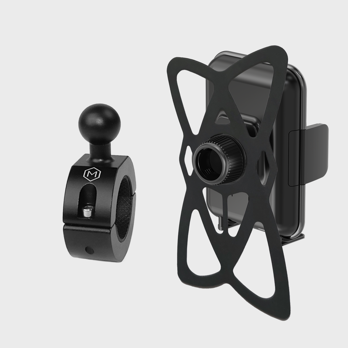 One Touch Handlebar Bike Phone Mount for iPhone & Android