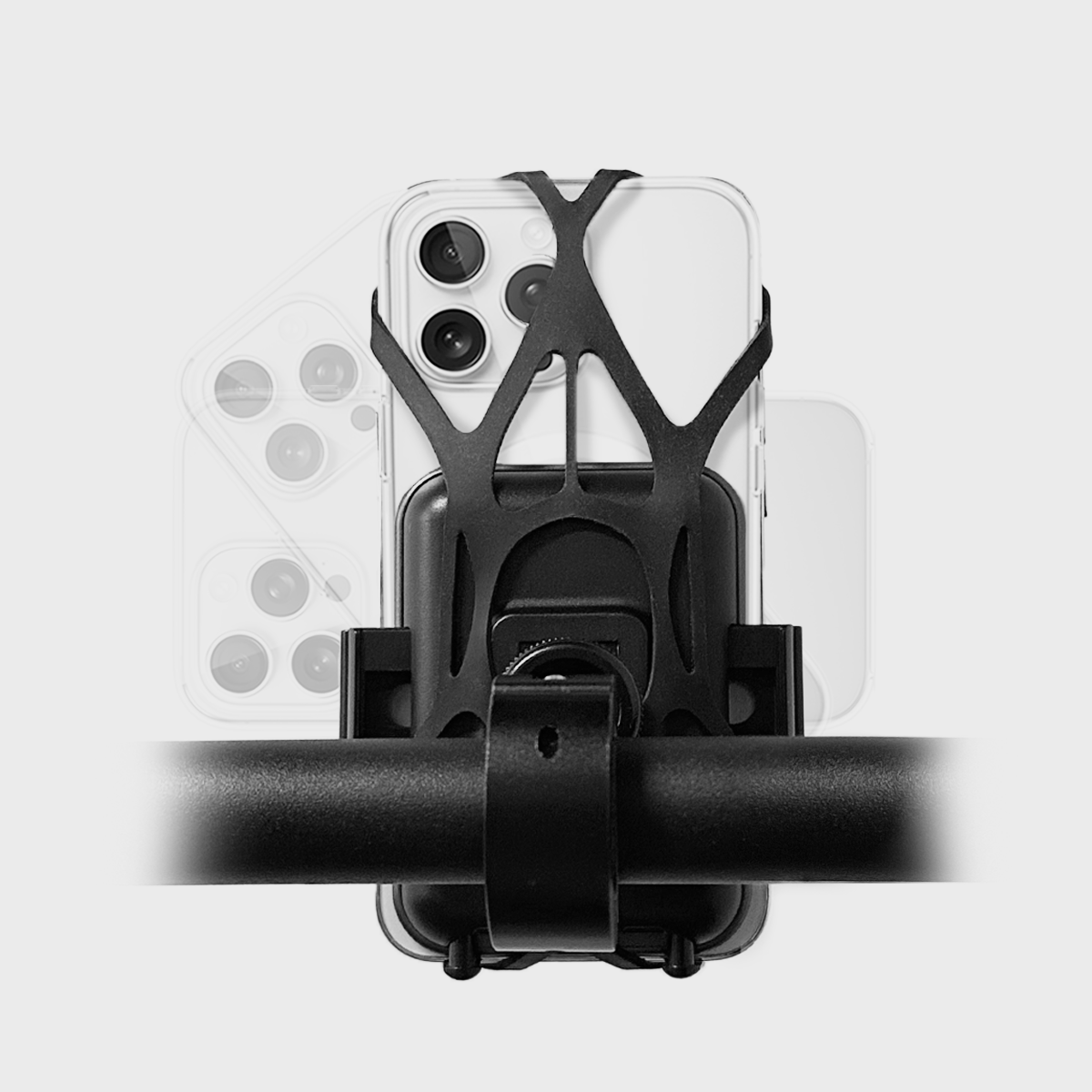 One Touch Handlebar Bike Phone Mount for iPhone & Android