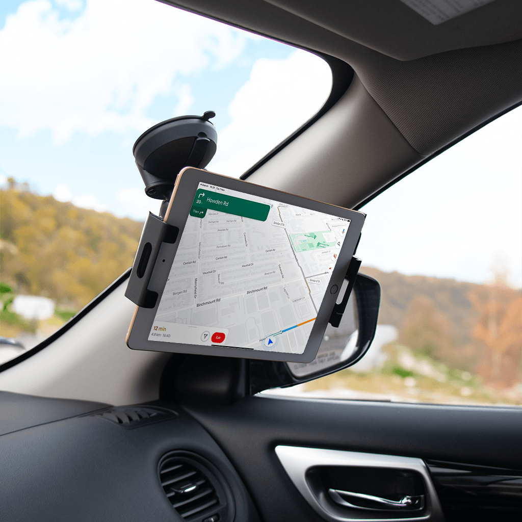 Quick Lock Single Suction Cup Tablet Holder