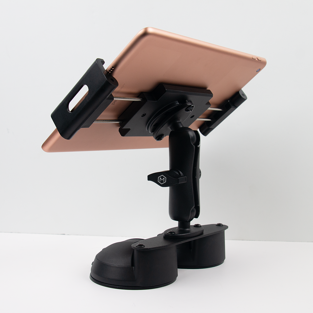 (Gym) Dual Suction Cup iPad Holder