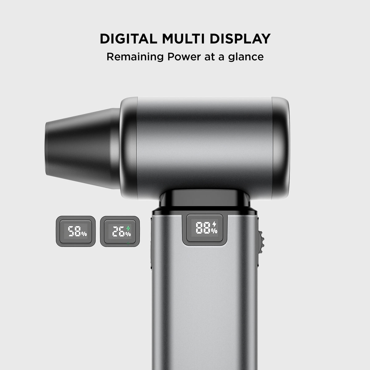 Rechargeable battery pack with 3 AA batteries for powering the cordless air duster vacuum cleaner