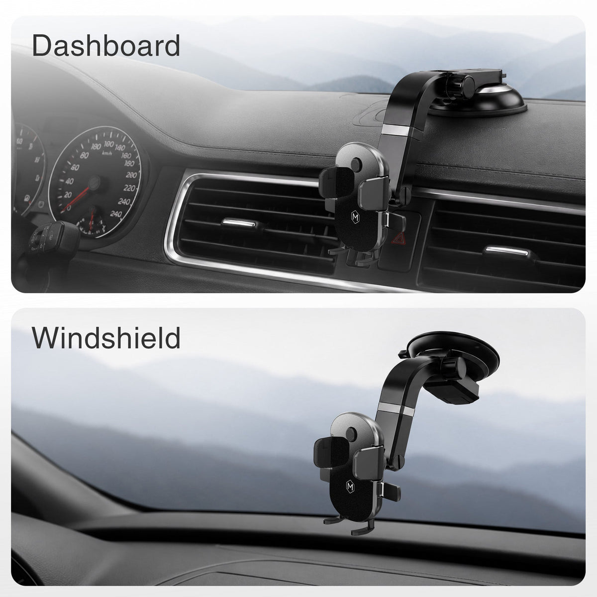 Grip Cradle Suction Cup Phone Mount