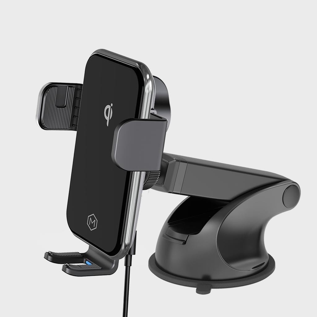 Auto Grip Wireless Charger Suction Cup Phone Mount