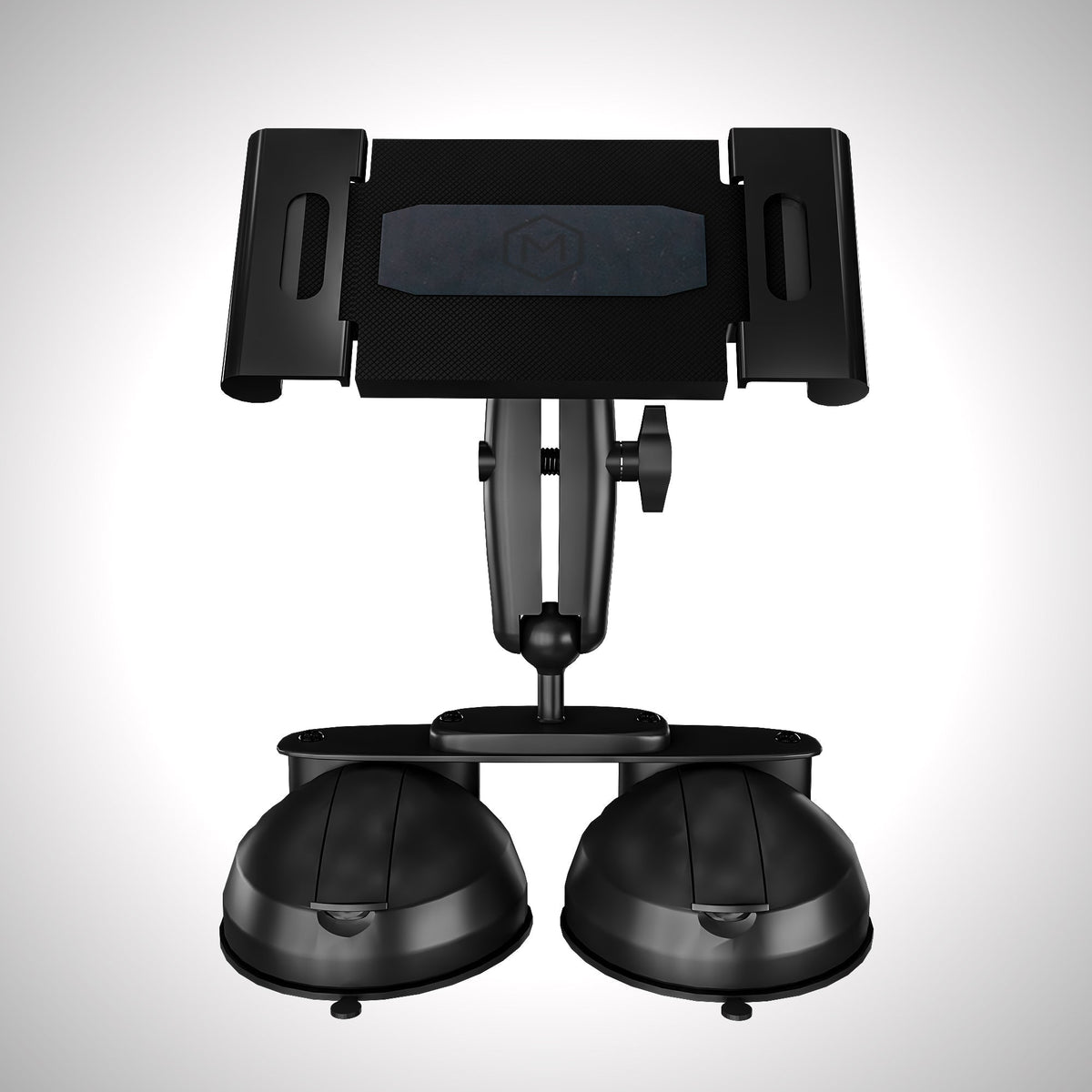 Quick Lock Dual Suction Tablet Mount – Industrial iPad Holder for Car