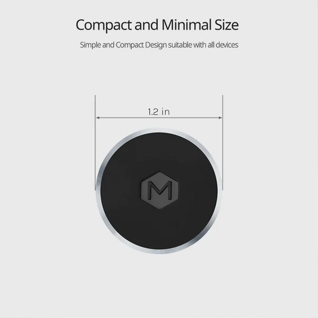 Circular Wall Phone Mount – Adhesive Magnetic Holder for Home Office Gym