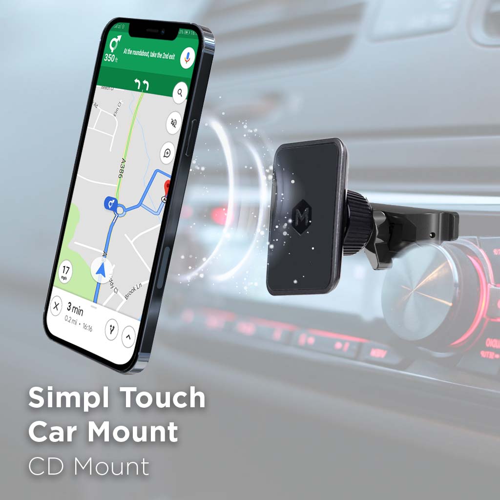 Simpl Magnetic CD Phone Phone Mount for iPhone & Android