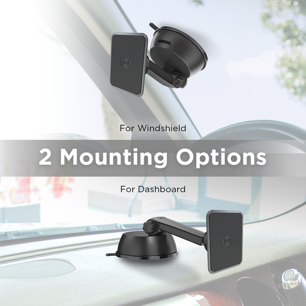 Simpl Touch Magnetic Dash Suction Phone Mount for iPhone & Android