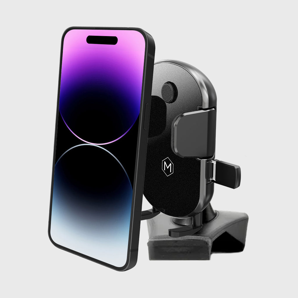 Tesla Phone Mount for Model 3 & Y – Grip Cradle Holder 360° Rotation No Adhesives