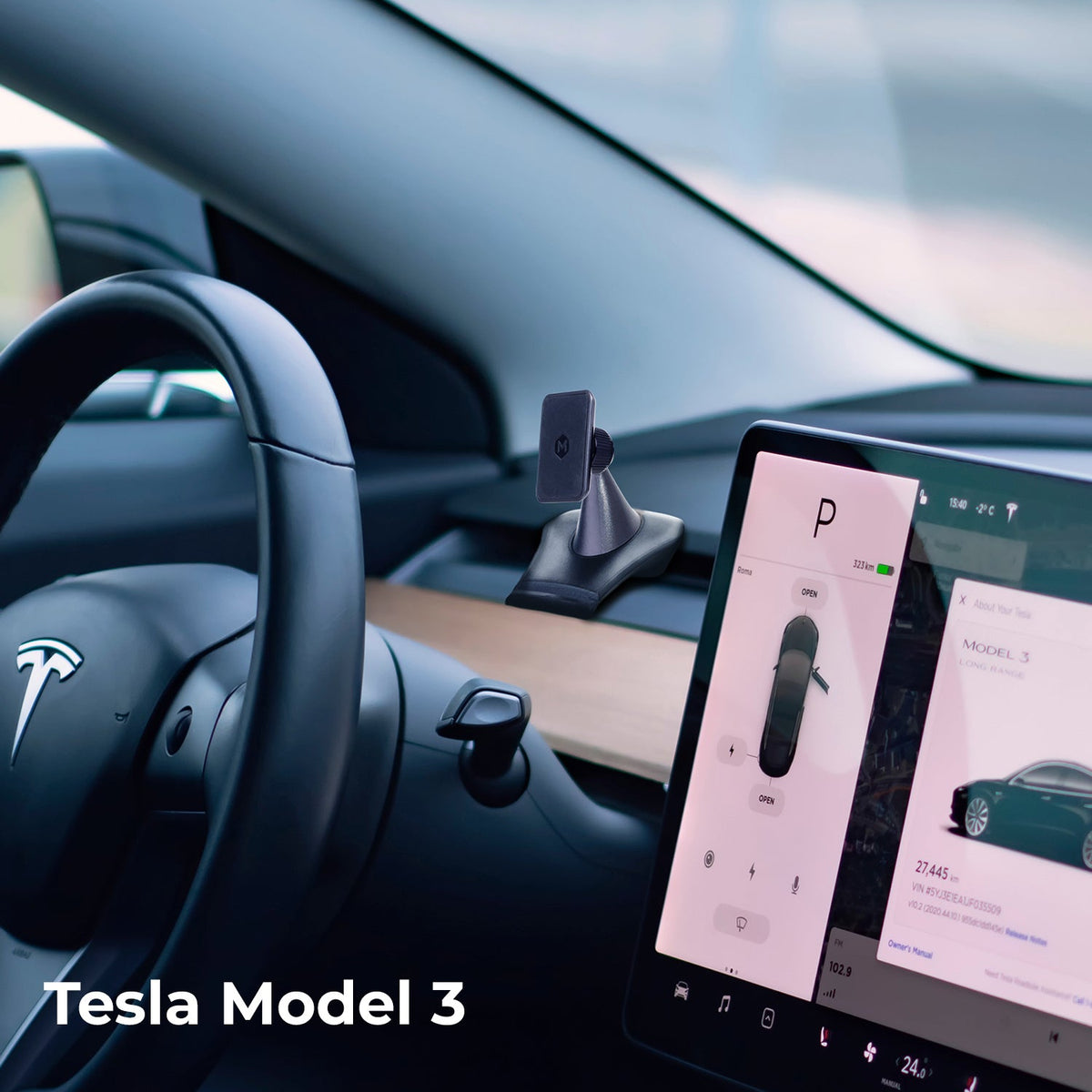 Tesla Phone Mount – Simpl Touch Holder for Model 3 & Y