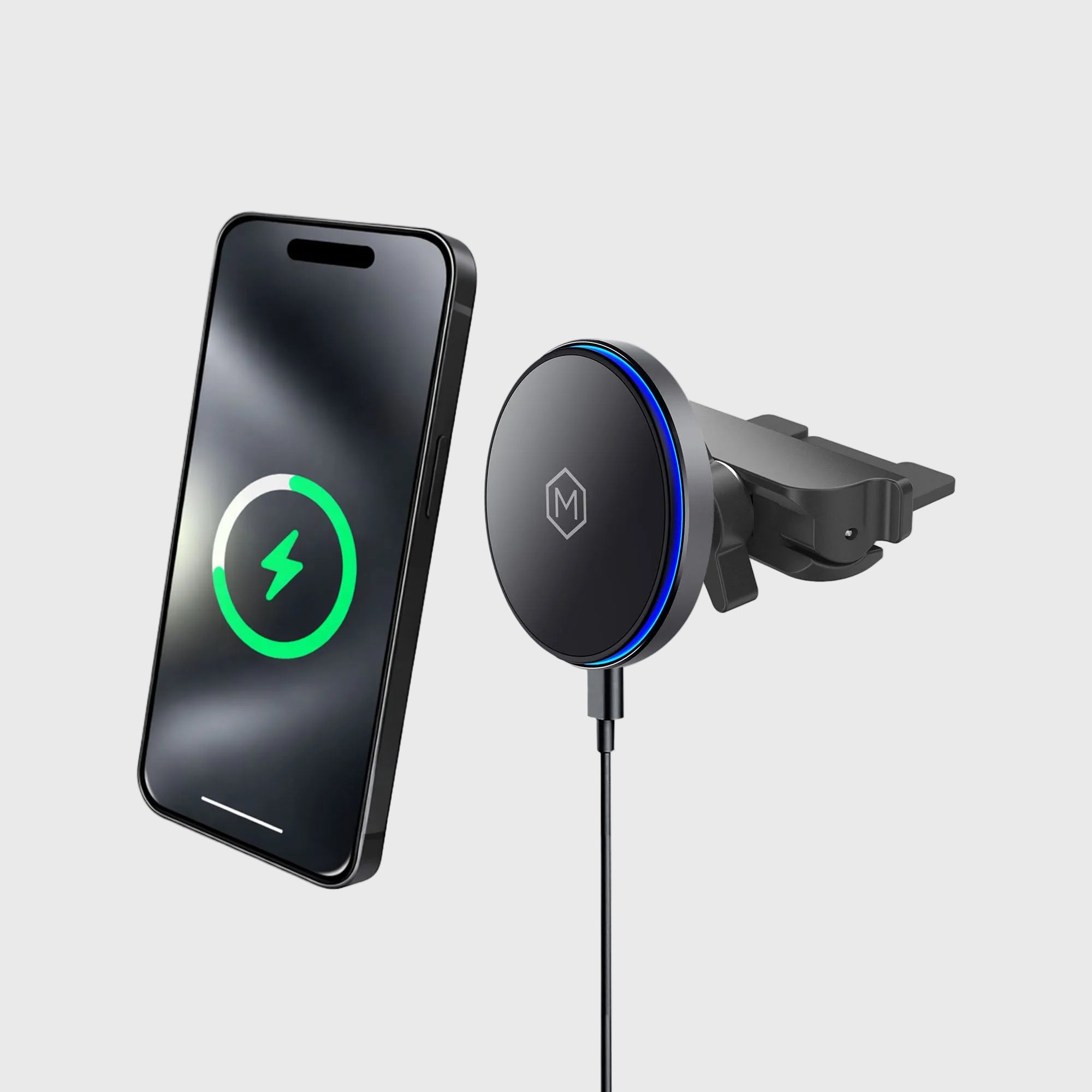Mag Switch Qi2 Wireless Charger & CD Slot Mount