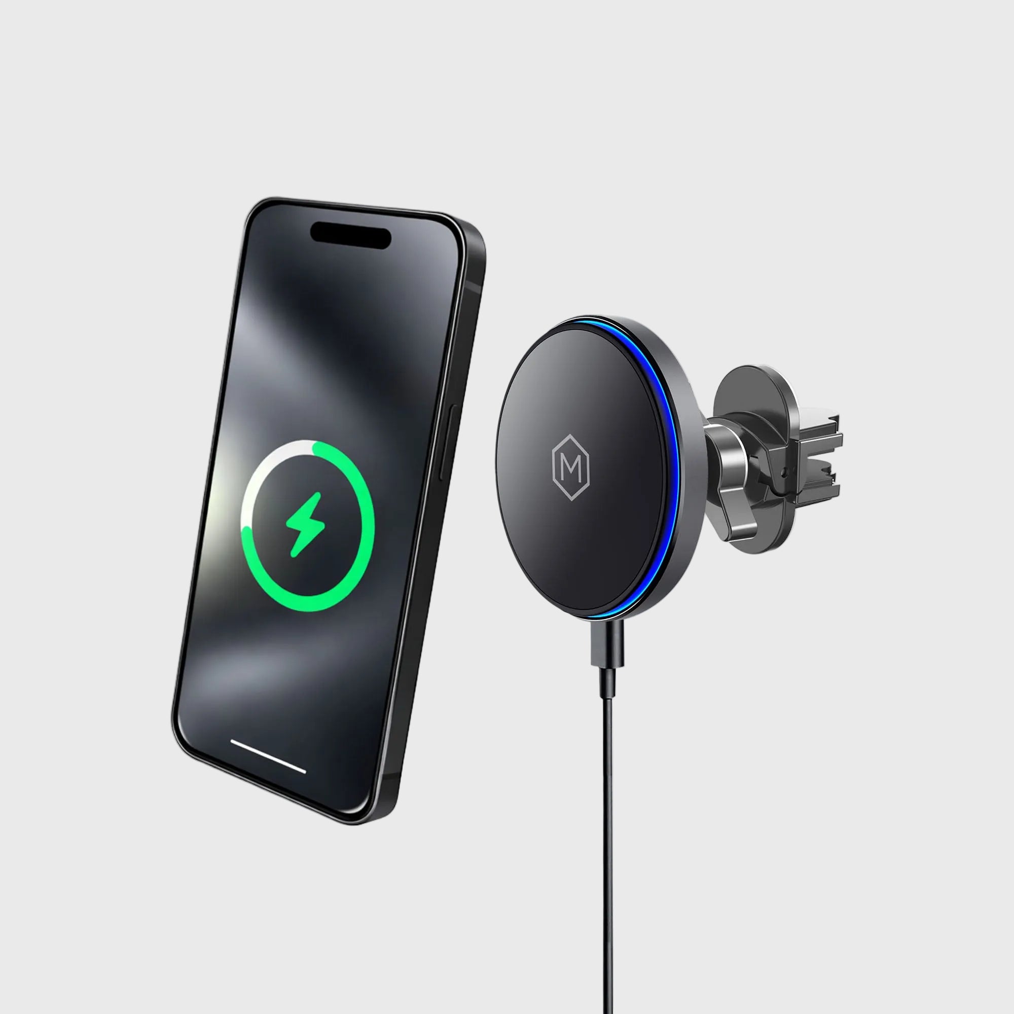 Mag Switch Qi2 Wireless Charger & Vent Mount