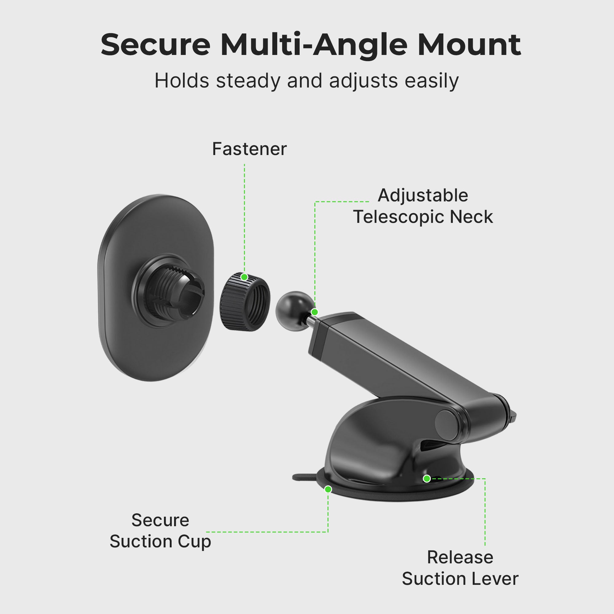 MagSafe Magnetic Suction Cup Mount (Version 2.0)