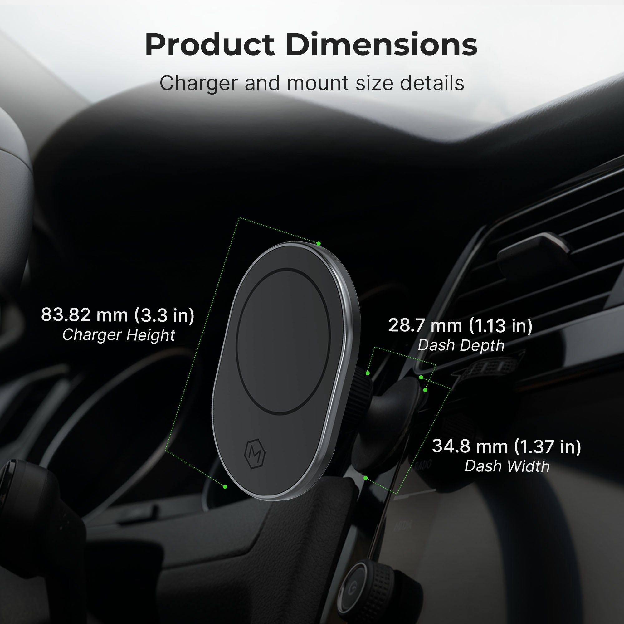 MagSafe Magnetic Car Dash Mount (Version 2.0)