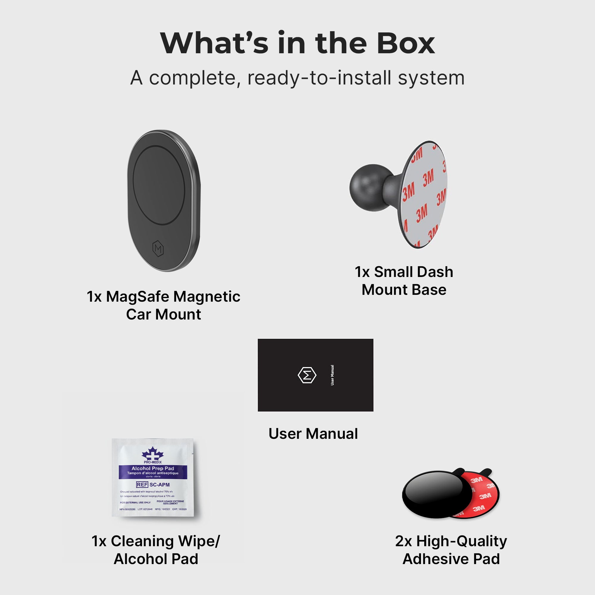 MagSafe Magnetic Car Dash Mount (Version 2.0)