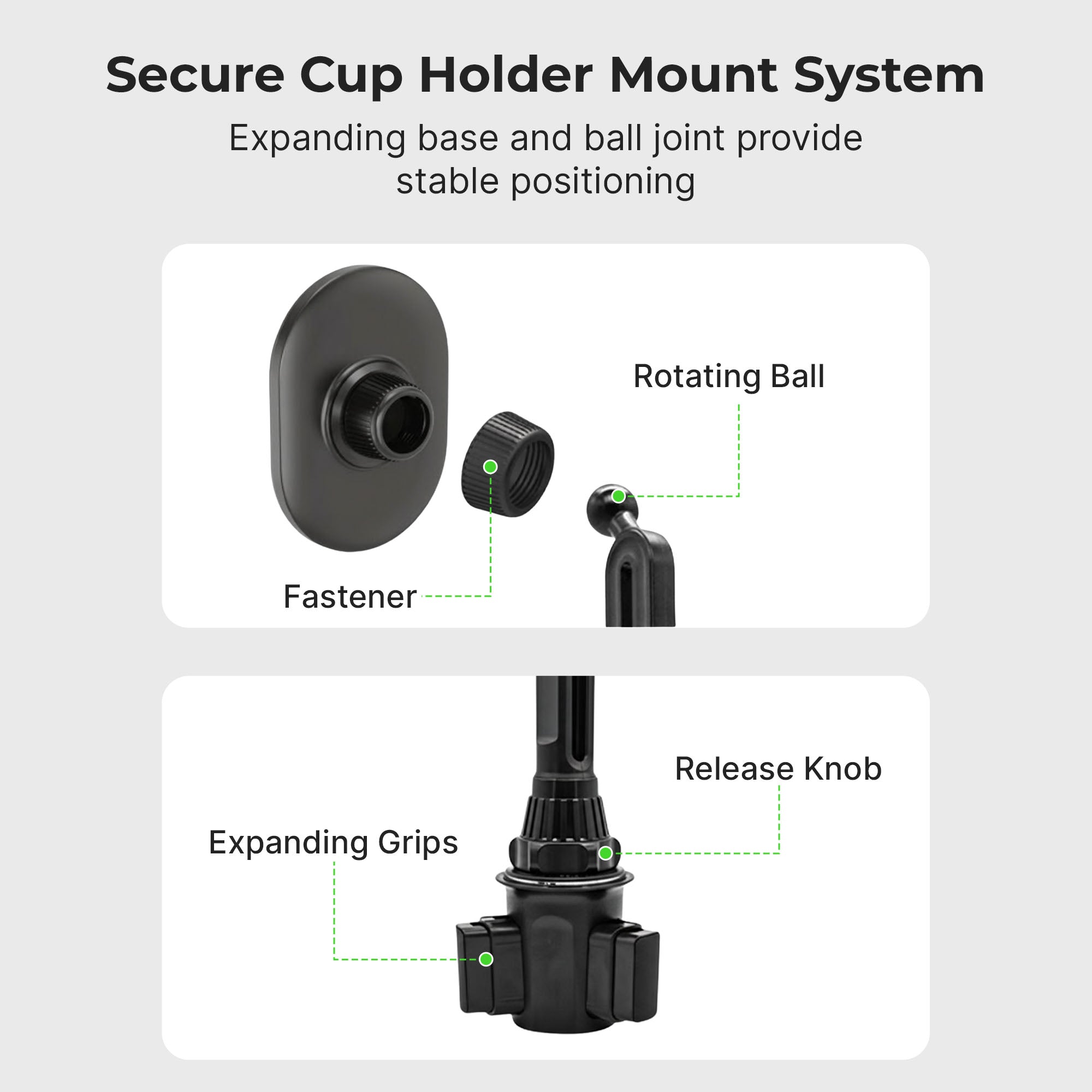 MagSafe Cup Holder Phone Mount 2.0 for iPhone and Android