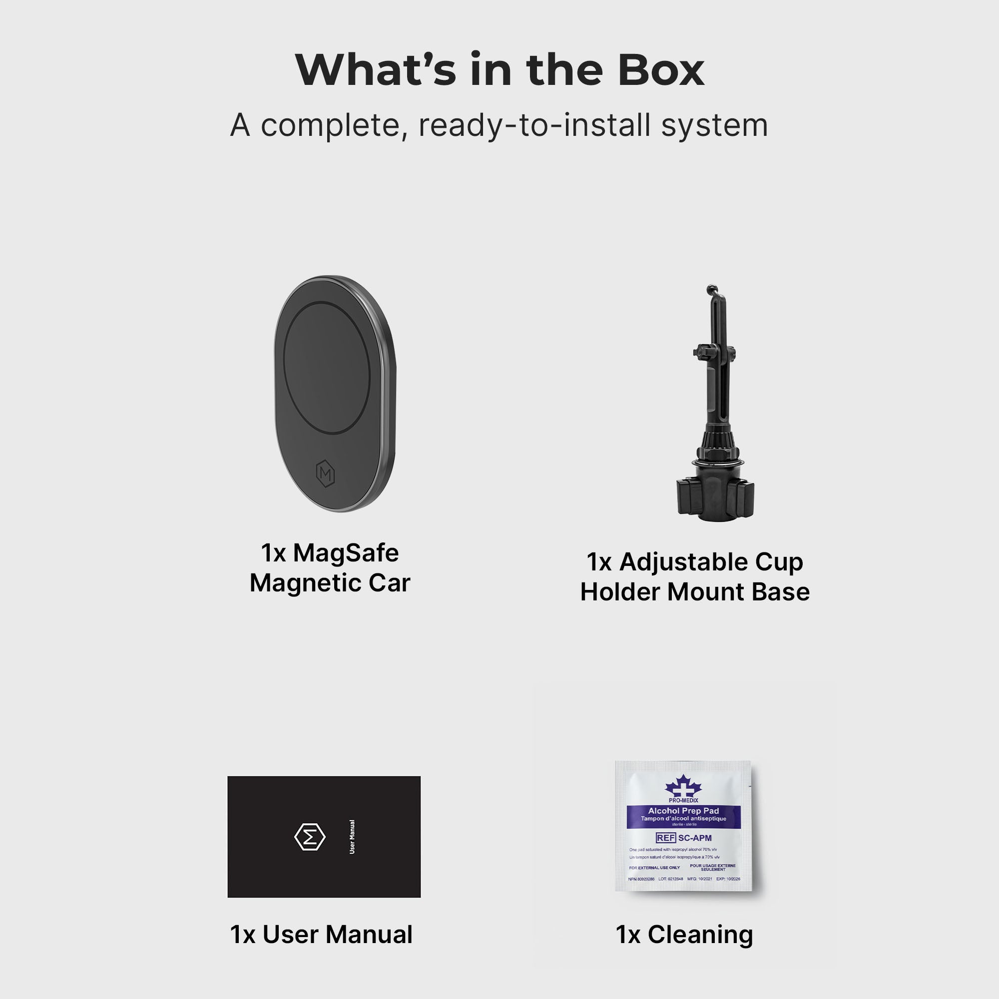 MagSafe Cup Holder Phone Mount 2.0 for iPhone and Android