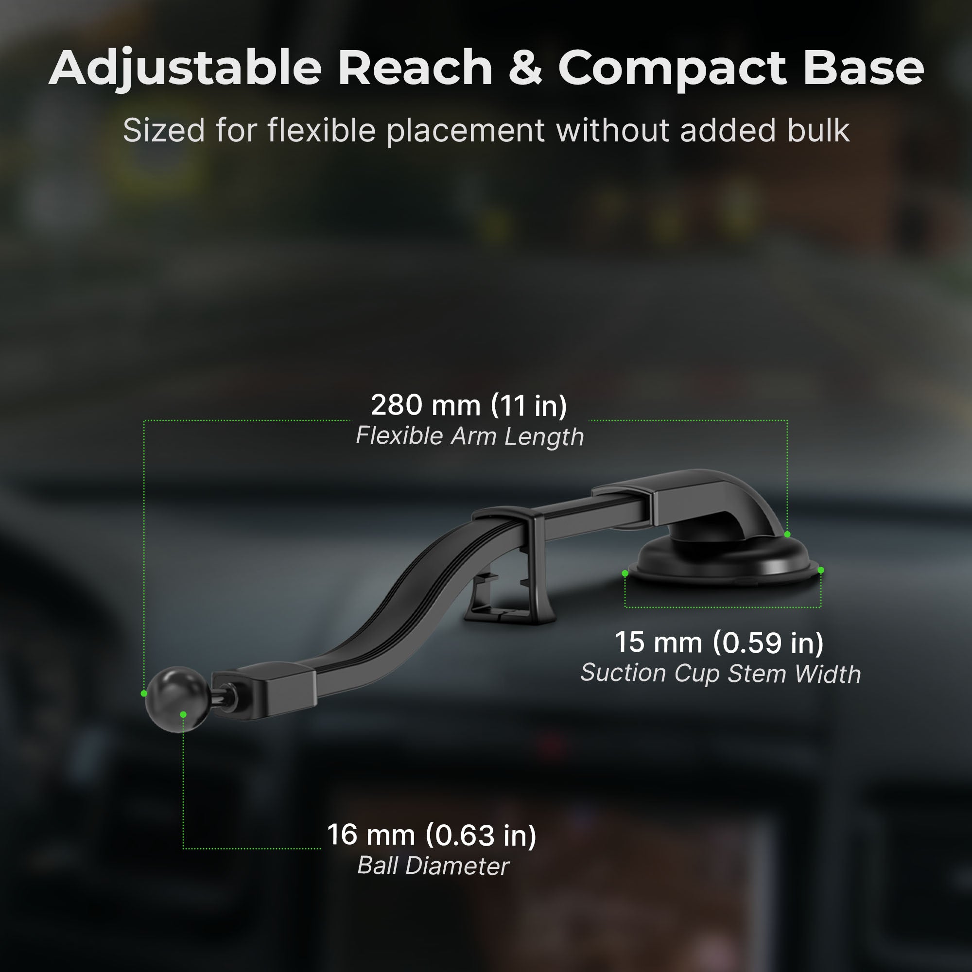 MagSafe Wireless Car Charger Gooseneck Mount (Version 2.0)