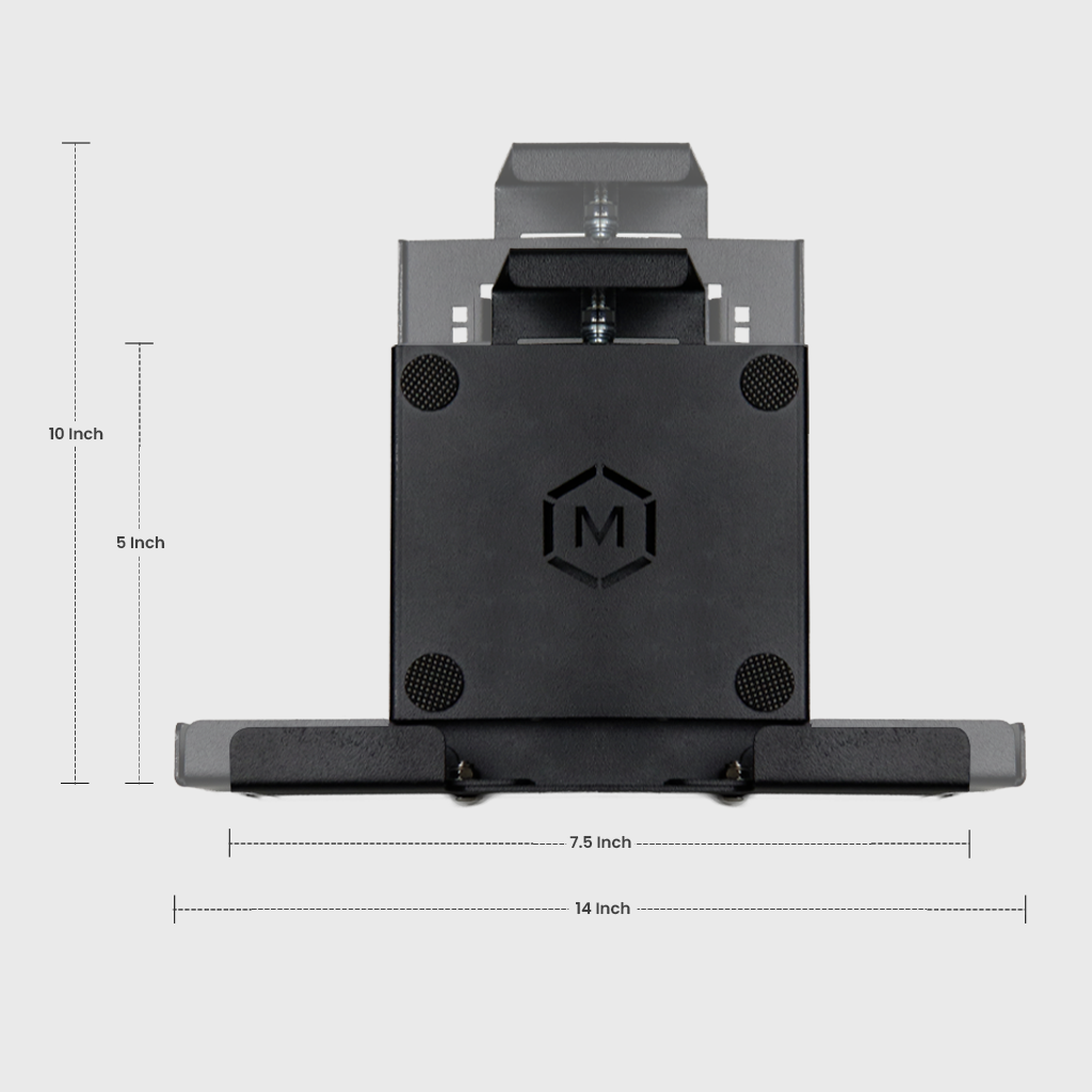 Mighty Mount® 9" to 13"AMPS Drill Base Metal Locking iPad / Tablet Holder