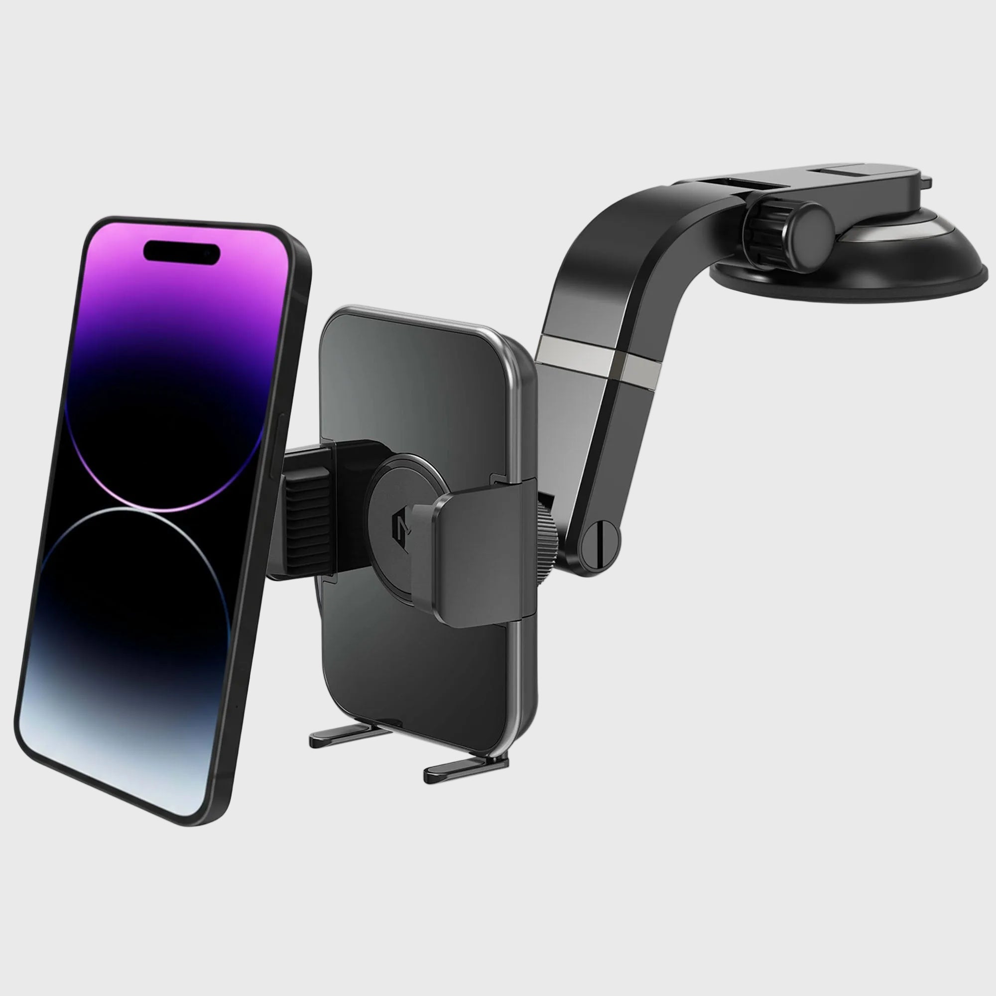 One Touch Cradle Mount with Multi-Angle Adjustable Suction Cup