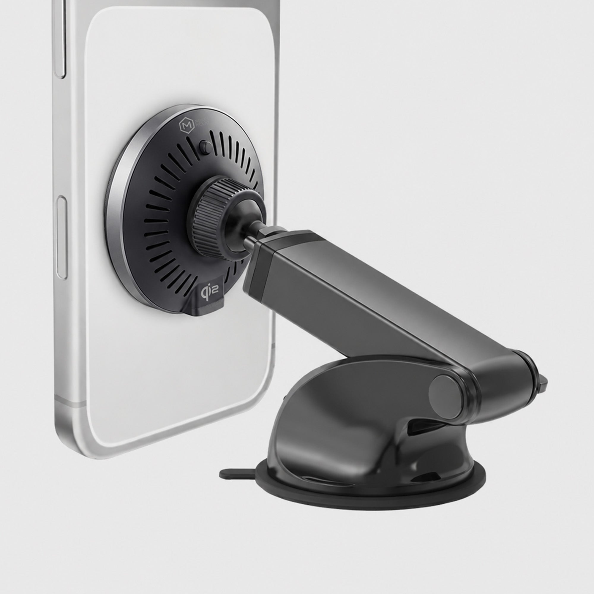MagSwitch Qi2 Wireless Charger Telescopic Suction Phone Mount for iPhone and Android