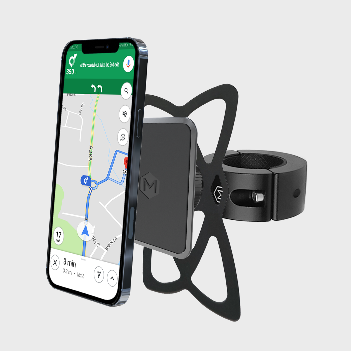 Simpl Touch Handlebar Bike Phone Mount for iPhone & Android