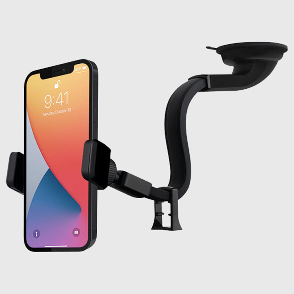 Flexible Gooseneck Car Dash and Windshield Mount Holder - Car Mount | The Mighty Mount (flexible magnetic windshield mount)
