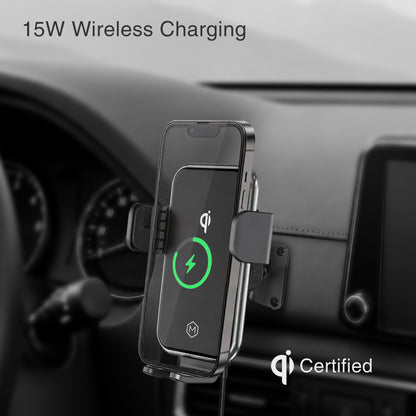 Auto Grip Wireless Charger AMPS Plate Phone Mount