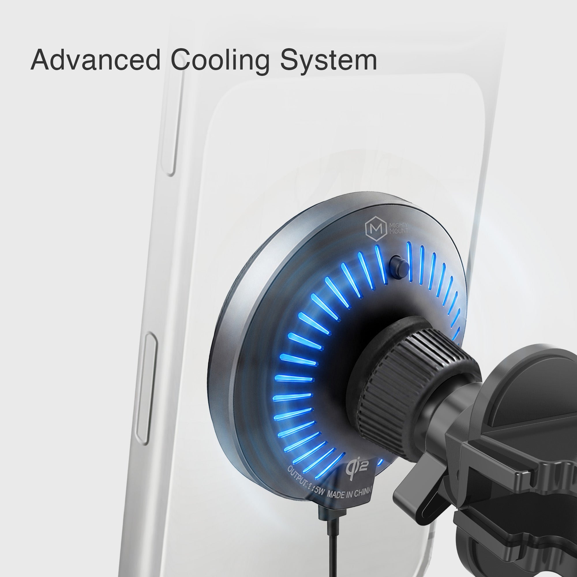 Mag Switch Qi2 Wireless Charger Air Vent Phone Mount