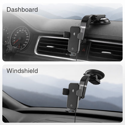 Auto Grip Wireless Charger Suction Cup Phone Mount