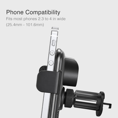 Auto Grip Metal Hook Wireless Car Charger