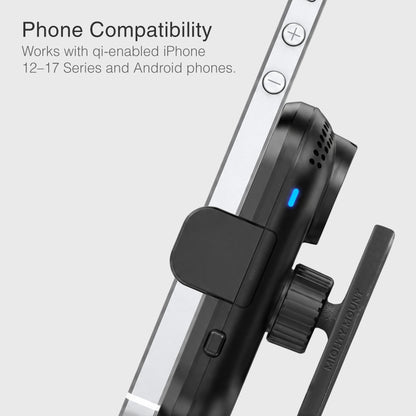 Auto Scan Wireless Charger AMPS Plate Phone Mount