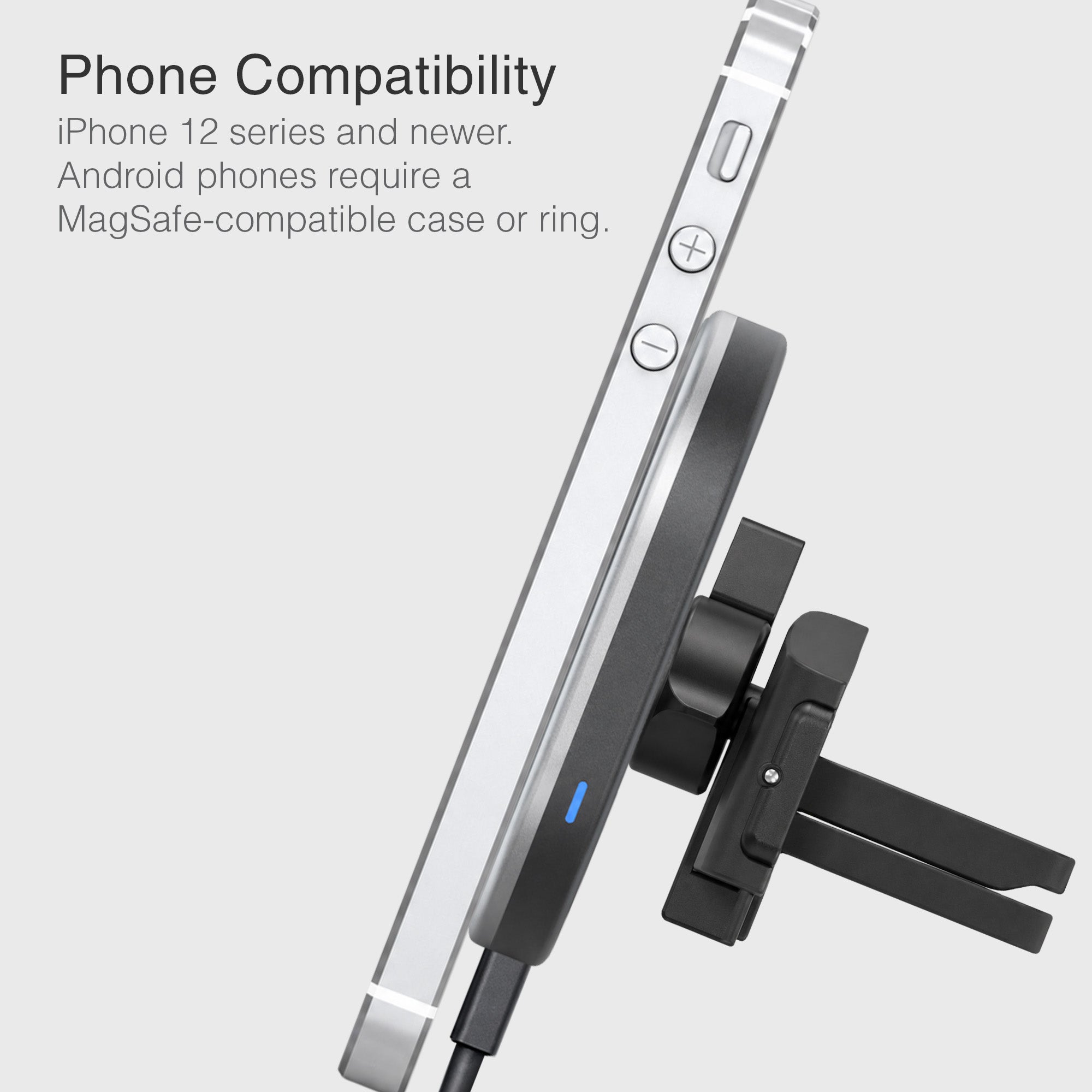 MagSafe Wireless Charger CD Slot Phone Mount