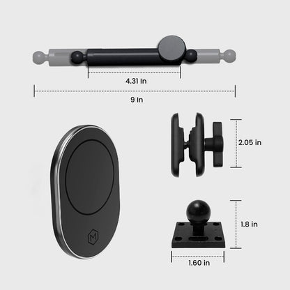 Heavy Duty Rugged MagSafe Magnetic Car Phone Mount