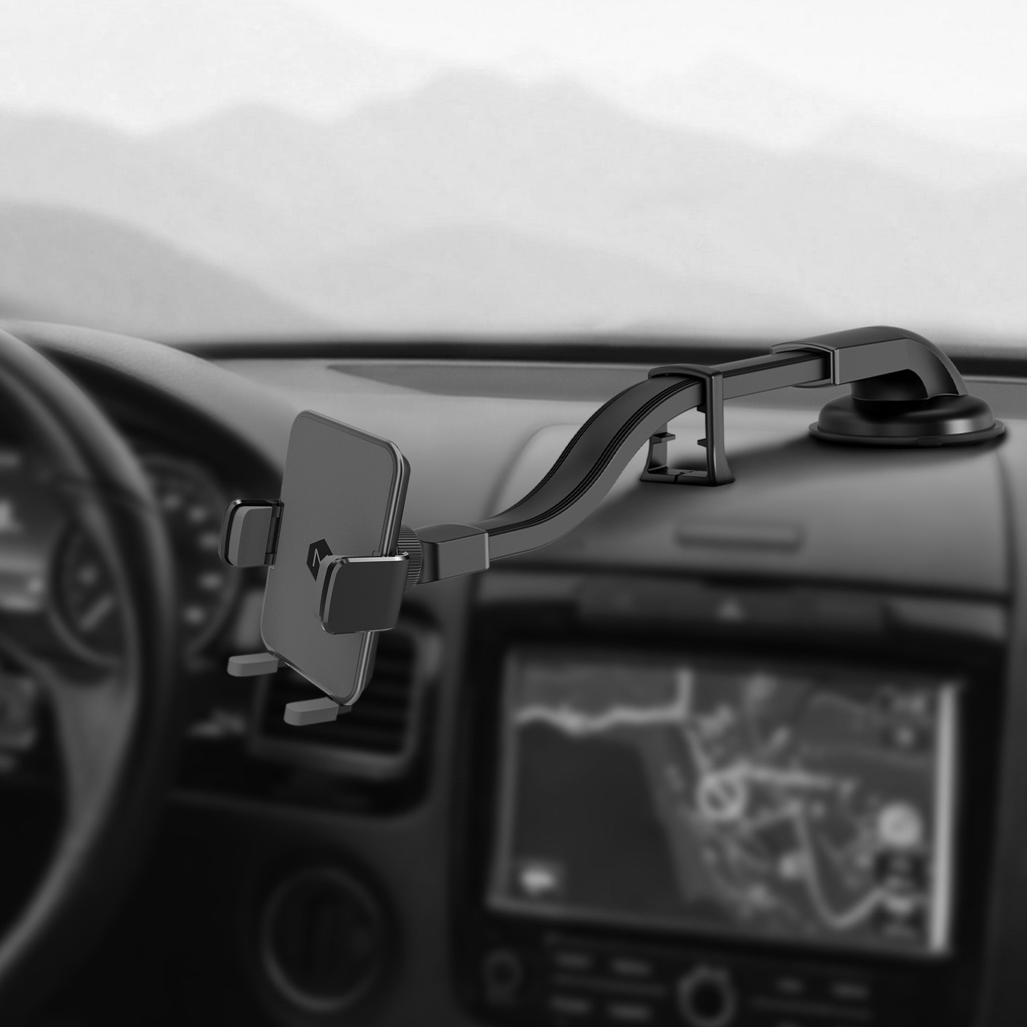 Simpl Cradle Flexible Gooseneck Suction Cup Phone Mount