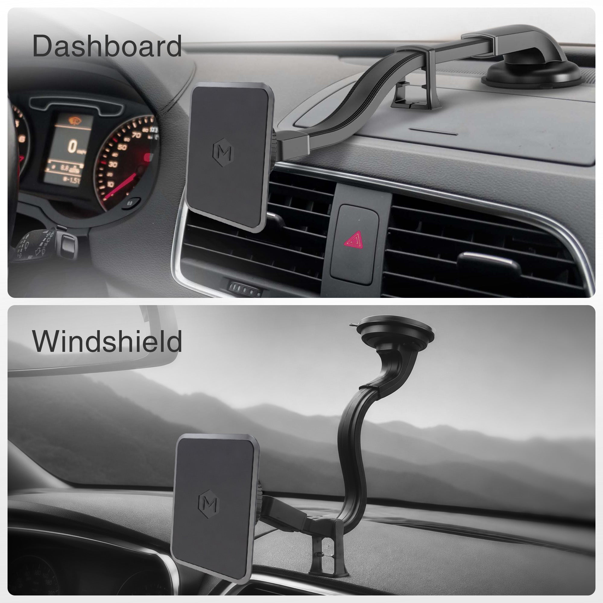 Simpl Touch Flexible Gooseneck Suction Cup Phone Mount